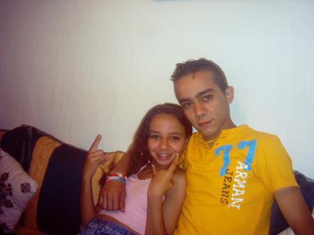 moi et ma belle sara ( ma soeur )